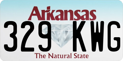 AR license plate 329KWG