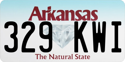 AR license plate 329KWI
