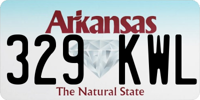 AR license plate 329KWL