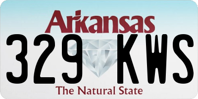 AR license plate 329KWS