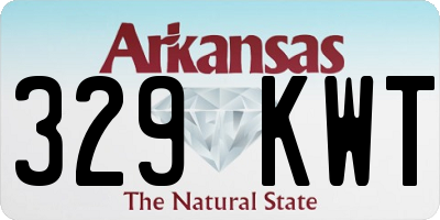 AR license plate 329KWT