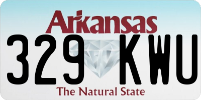 AR license plate 329KWU