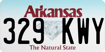 AR license plate 329KWY