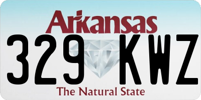AR license plate 329KWZ