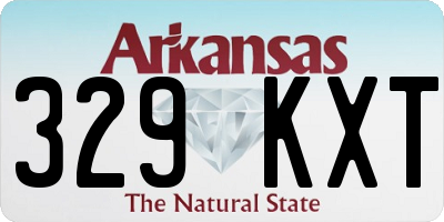 AR license plate 329KXT