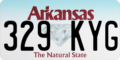 AR license plate 329KYG