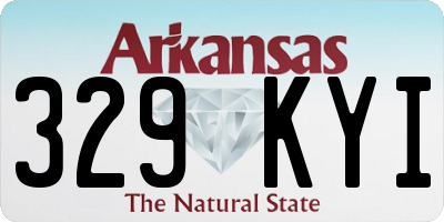 AR license plate 329KYI