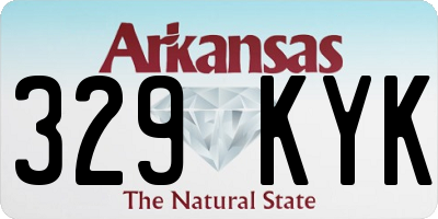 AR license plate 329KYK
