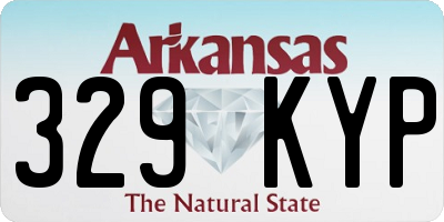 AR license plate 329KYP