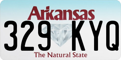 AR license plate 329KYQ