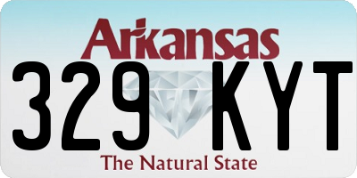 AR license plate 329KYT