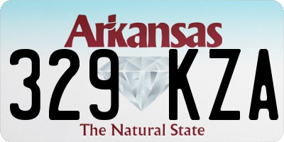 AR license plate 329KZA