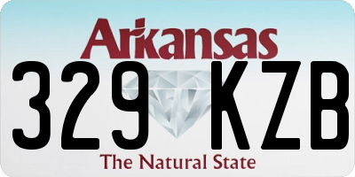AR license plate 329KZB