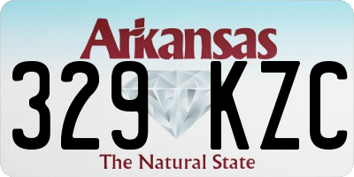 AR license plate 329KZC
