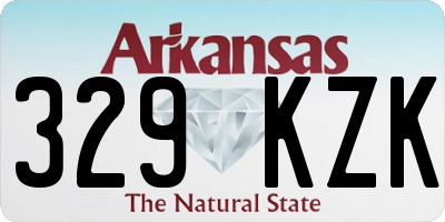 AR license plate 329KZK
