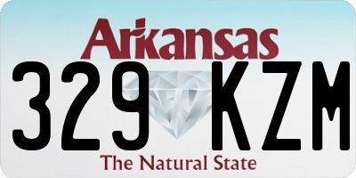 AR license plate 329KZM