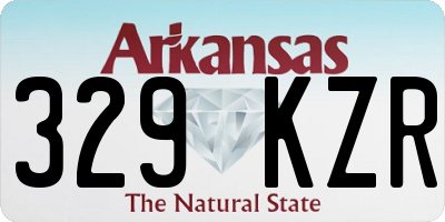 AR license plate 329KZR