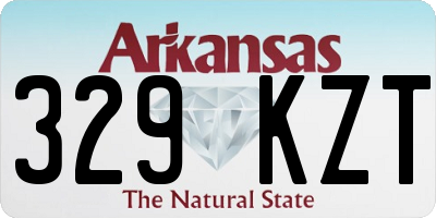 AR license plate 329KZT