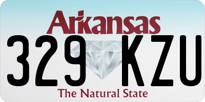 AR license plate 329KZU