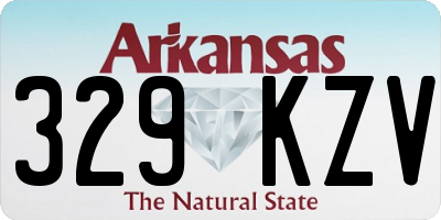 AR license plate 329KZV