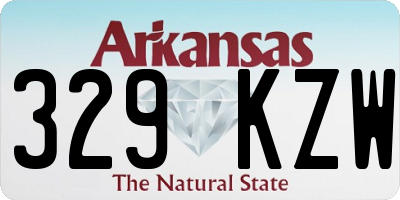 AR license plate 329KZW