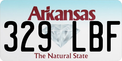 AR license plate 329LBF
