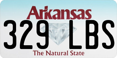 AR license plate 329LBS