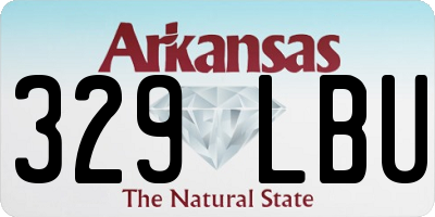 AR license plate 329LBU