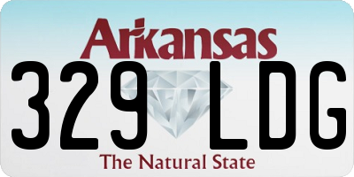 AR license plate 329LDG