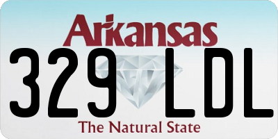 AR license plate 329LDL