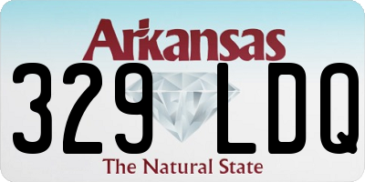 AR license plate 329LDQ