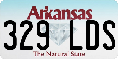 AR license plate 329LDS