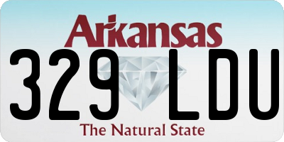 AR license plate 329LDU