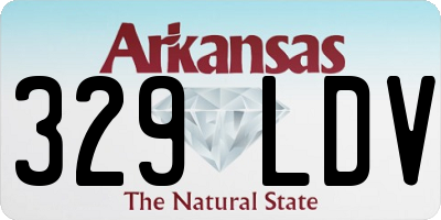 AR license plate 329LDV