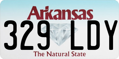 AR license plate 329LDY