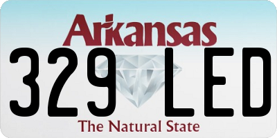 AR license plate 329LED