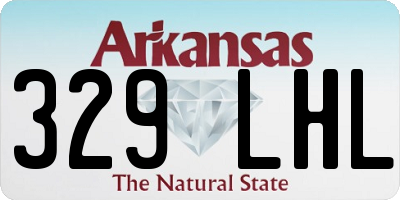 AR license plate 329LHL