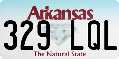 AR license plate 329LQL