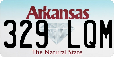 AR license plate 329LQM