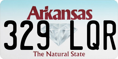 AR license plate 329LQR