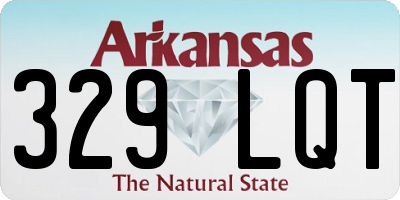 AR license plate 329LQT