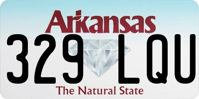 AR license plate 329LQU