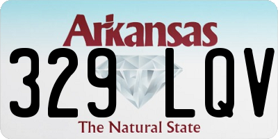 AR license plate 329LQV