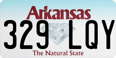 AR license plate 329LQY