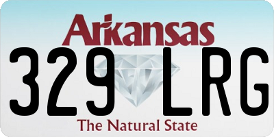 AR license plate 329LRG