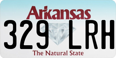 AR license plate 329LRH