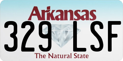 AR license plate 329LSF