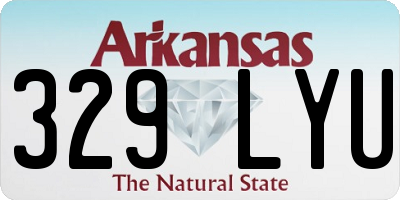 AR license plate 329LYU