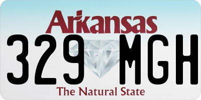 AR license plate 329MGH