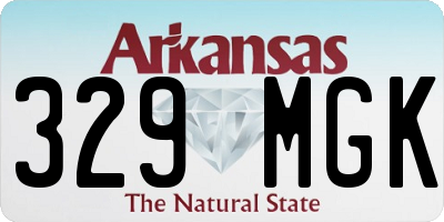 AR license plate 329MGK
